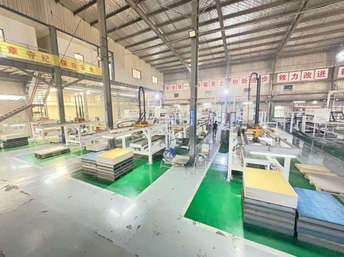 SPC flooring core production line